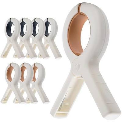 Extra Large Beach Towel Clips - 8 Pack 5.1 Inch Chair Clips Heavy Duty | For Cruise Pool Boat Lounge - 2026 Vacation Summer Essentials - Stainless Steel Spring & PP - Strong Grip & Waterproof