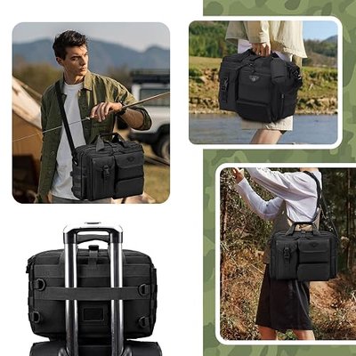 Tactical Messenger Bag for Men Multifunctional Tactical Briefcase Men's Military Laptop Work Bag for Business Teacher
