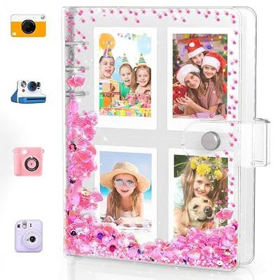 Kids Photo Album for Instax Mini, Gifts for Girls Ages 4 to 12 | Photo Album for Polaroid, Applicable to Fujifilm Instax Mini 11 12 40 Kodak Mini Photo, Stocking Stuffers (200 Photos)
