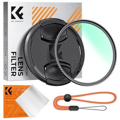 K&F CONCEPT 49mm MCUV Lens Protection Filter with Lens Cap Cleaning Cloth | Optical Glass Ultra Slim 18 Multi-Layer Coatings Camera Lens UV Filter (K-Series) FV301