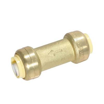 1 Pack XFITTING 1/2 in x 1/2 in Push Fit Check Valve, NSF ANSI 61