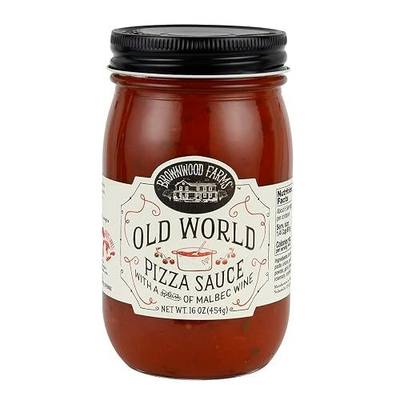Brownwood Farms Old Pizza Red Sauce With Malbec Wine, Gluten Free, 16oz | Gluten-Free, From the Great Lakes Region