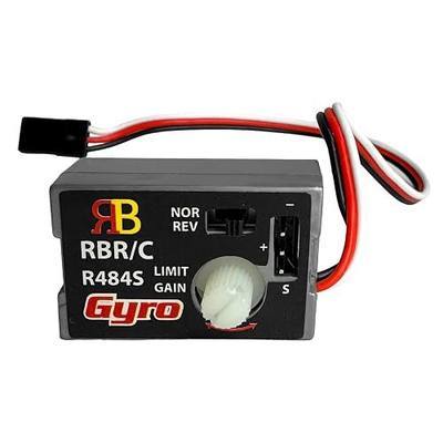 Mini Gyro Module for RC Cars Drift Drive, Automatic Stability Control Gyro Sensitivity R484 Mini RC Car Gyro Stabilizer 4-6V Analog SMM System for WPL D12