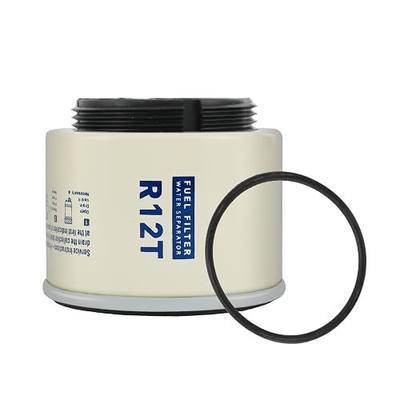 R12T Marine Fuel Water Separator Element for Marine Outboard Motor | NPT ZG1/4-19 Fuel Filter Water Separator S3240 120AT 18-7947 35-60494-1