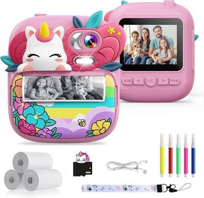 TIATUA Kids Camera Instant Print, Camera for Kids with Printable Photos, Toddler Camera Toys for Children Ages 3-14, Digital Camera for Girls 4 5 6 7 8 9 10 11 12 13 Years Old