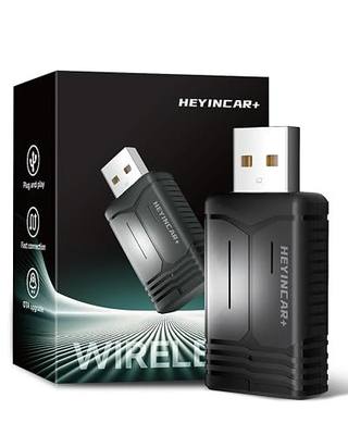 H-Air Wireless CarPlay & Android Auto Adapter, 2026 Upgrade, Plug & Play USB Dongle, Convert Wired CarPlay Auto to Wireless, No Latency, Fast Connection, for Apple iPhone & Android Phones