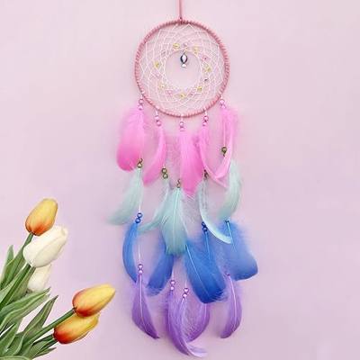 Colorful Dream Catcher Feather Handmade Dreamcathers Wall Hanging Decoration Home Decor Ornament Craft