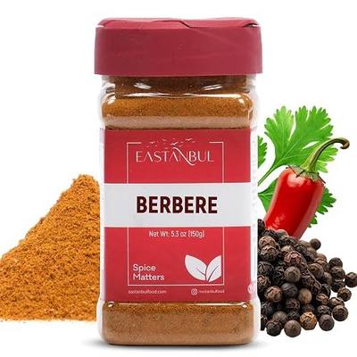 Eastanbul Berbere, Berbere Spice Ethiopian Authentic Mix, No MSG, 5.3oz | Berbere Seasoning Medley, Barbere, For Exotic Ethiopian Cooking & Much More, No Filler, Very Low Sodium