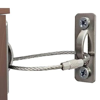 6 Sets Anti Tip Furniture Anchors for Baby Proofing, Earthquake Straps, Furniture Secure to wall Anchors, Childproof and Home Safety, 10in