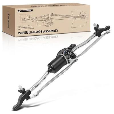 A-Premium Front Windshield Wiper Motor and Linkage Assembly | Compatible with Jeep Wrangler 2007-2018, Wrangler JK 2018