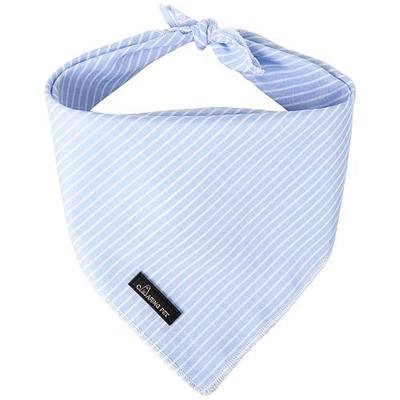 ARING PET Summer Dog Bandana-Cute Blue Dog Bandanas, Comfortable Pet Scarf Dogs Triangle Bibs for Small to Large Boy Girl Dogs and Cats