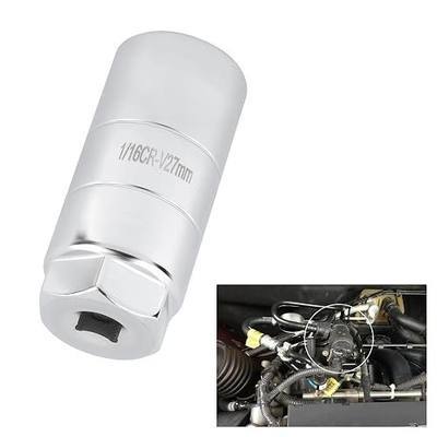 Oil Pressure Sensor Socket,1 1/16 Socket 2 5/8" Long Oil Pressure Switch Sockets Fits 3/8-Inch Drive or 1 1/8" Hex Wrench,Quick Removal/Installation OOil Sending Unit Sockets (Silver)