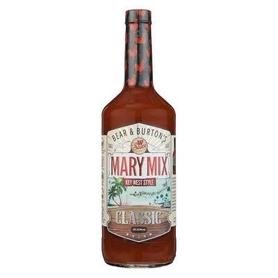 Bear & Burton’s Key West Style Mary Mix | Best Bloody Mary Mix for Perfect Cocktails | Premade Bloody Mary, Ready to Serve