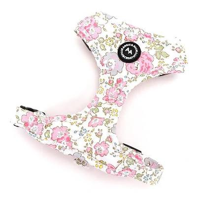 Angie and Allie Organic Cotton Dog Harness,No Pull Pet Harness with Leash D-Ring,Adjustable Soft Padded Dog Vest,Comfortable,Sustainable,Breathable and Stylish for Your Canine Companion