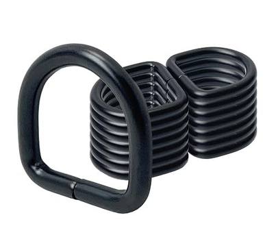 15 Pcs Metal D Rings for Bags, Purses & Straps | Durable Iron Construction Heavy-Duty Design Smooth Rounded Edges Wear-Resistant Finish Ideal for Bags & Straps