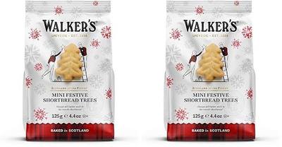 Festive Mini Bag Shortbread Trees (Pack of 2)