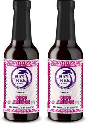 Big Tree Farms Coco Aminos Seasoning Sauce, 10 oz (Pack of 2)