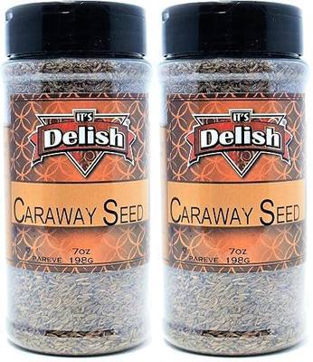 Gourmet Caraway Seeds by Its Delish, Medium Jar, 7 oz (Pack of 2)