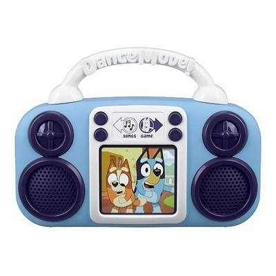 eKids Bluey Toy Music Player, Toddler Toy with Built-in Music and Lights (Bluey)