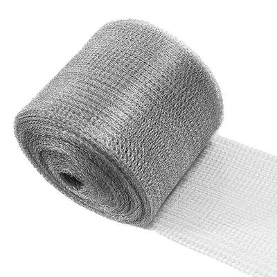 Wire Mesh for Mice Control 5 in X 30Ft,Hole Fill Fabric, Weep Holes Covers, Upgraded Stainless Steel Wire Mesh Roll, Flexible Stretchy Mesh Fabric for Garden House and DIY, Rodent Barrier