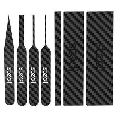 stedi Carbon Fiber Sanding Sticks 7PCS Hobby Model Tools for Sandpaper | Carbon Fiber Material Fine Detail Sanding Adhesive Sandpaper Compatible Plastic Models Part Modification