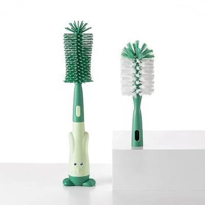 Silicone Baby Bottle Brush with Stand, Water Bottle Brush Cleaner Set | Cup Cleaning Brush, Multifunctional Cleaning Brush Set