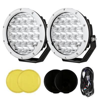 BIGLION.X 7Inch Driving Lights Spotlights Pair 210W 32000LM Round LED Spot Off Road Lights Marine Light Bar Amber Fog Headlights 12V 24V for Pickup Trucks ATV UTV Car UTE 4WD Boat