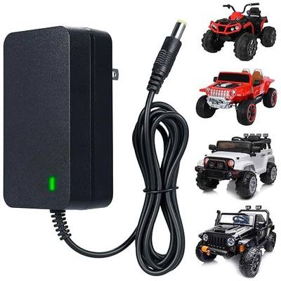 24V Battery Charger for Ride on Toys,24V Charger for Ride on Car Best Choice Products SUV Powered Accessories,24 Volt Kids Battery Charger with Charging Indicator Light for Baby Carriage Ride Toy