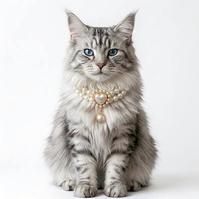 Dog Costume,Handmade Girl Pearl Dog Necklace with Adjustable Clasp,Cute Small Collars for Birthday,Personalized Cat Costumes for Wedding Holiday Outgoing