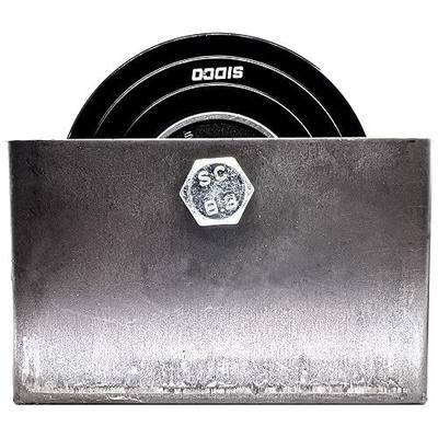 4 Inch V-Groove Wheel - Solid Steel - Heavy Duty - Inverted V Shape Wheel for Slide Gates with Bolt V Groove