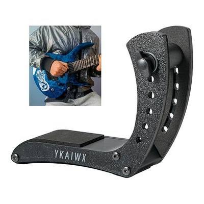 Ergonomic Electric Guitar Holder Footstool Leg Stand Guitar Foot Stool Electric Guitar Support Leg Stand Guitar Lifter (Black)
