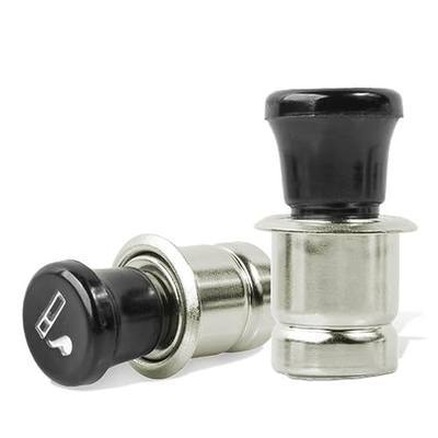 KITUREK Car Cigarette Lighter, 12V Pop-Out Car Lighter Plug, 2PCS | Metal Plastic Construction, Auto Replacement Accessories for Most Vehicles Socket