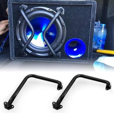 12" Speaker Bar Grill: Matte Black Metal Car Audio Speaker Grill Cover, Subwoofer Grill Cover Protector