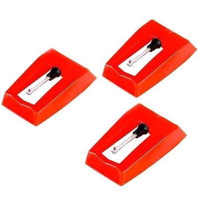 Record Player Needles, Turntable Stylus Record Needles Replacement for Crosley, 1byone, Boytone, LP&No.1, Victrola, and Jensen Vinyl Record Players(Pack of 3)