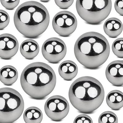 150Pcs Silver Floating Beads Pearl NO Hole for Centerpiece Vases | Fake Pearl Beads for Tall Vase Filler Floatings Candles Wedding Table Decor Makeup Brush Bead 20/14/10mm