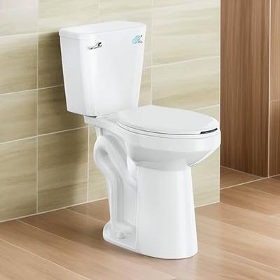 Simple Project 21" Extra Tall Toilets, Ideal for Seniors, Handicap | Elongated 12" Rough in Bathroom Toilet, Powerful Single Flush 1.28gpf High Toilets with Comfort Soft Closing Seat