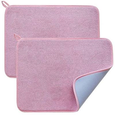 drying pad (medium-pink), Blue