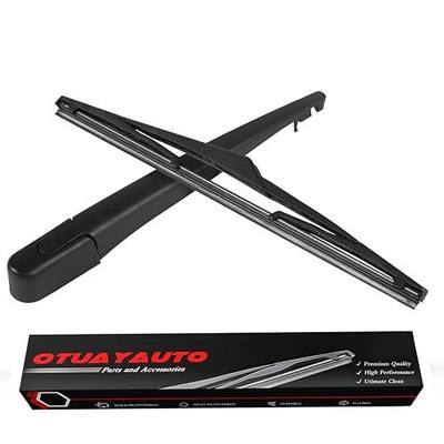 OTUAYAUTO Rear Windshield Wiper Arm Blade Set - Replacement for Nissan Kicks 2017-2023 - Factory Style Back Wiper Cover Accessories Assembly for Rear Window