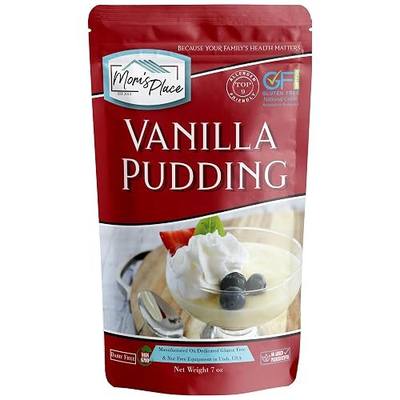Mom's Place Gluten-Free Vanilla Pudding Mix, Dairy Free, Non-GMO, 7 oz