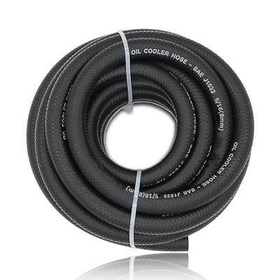 5/16 Transmission Oil Cooler Hose - 300 PSI Fuel Line Hose J1532 For Transmission Fluid, Oil, Coolant, Diesel, Hydraulic Fluid, Lubricant, Gas