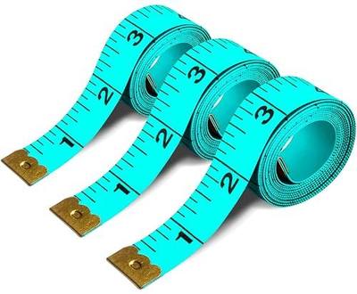 Tape Measure, Fabric Body Measuring Tape Soft Seamstress Cloth Tape Measure Double Scale Fabric Tape Measurement for Sewing Cloth 60-inch, 3 Pack Craft Vinyl Tailor Ruler for Weight Loss (Green)