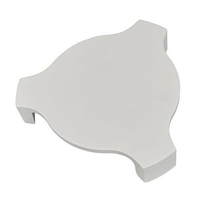 13'' Heat Deflector Conveggtor for Kamado Accessories, Ceramic Pizza Stone with 3 Legs, Smoking Plate Grill Accessories Plate Setter-Extra Thick