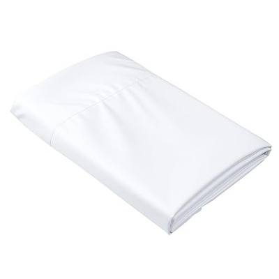 HBHLFZ Twin Flat Sheet - Ultra Soft Polyester Top Sheet - Hotel Quality Bed Sheets - Comfortable Wrinkle-Free - Easy to Care for - 1 Twin Flat Sheet Only(Twin,White)