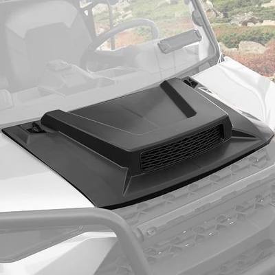 A & UTV PRO Kit Hood Scoop with Mesh for Polaris Ranger 1000 XP/Crew XP 1000 Accessories 2018-2024 Front Vented Hood with Grille