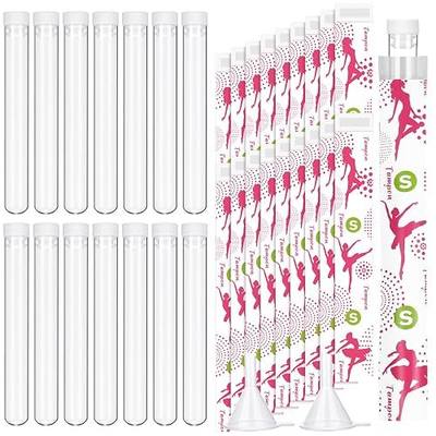 Copkim 38 Pcs Tampon Tube Set Included Plastic Travel Tube Containers for Women Tampon Reusable Wrappers for Festivals Cruises Sports Events Concert(Sports Style)