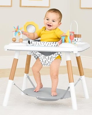 Skip Hop Discoverosity Montessori-Inspired 3-Stage Activity Center & Play Table for Baby Ages 4m+