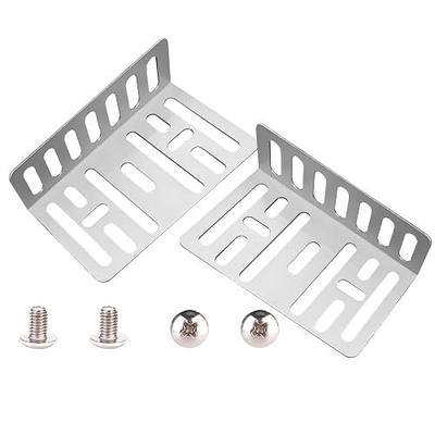Double DIN Installation Kit, Universal Car Stereo Radio Metal Mounting Bracket, Car Audio & Video Dash Mounting Kit W/Screws, 3.15x1.88x0.94 Inches