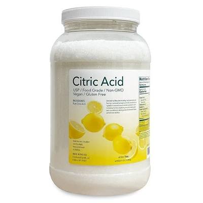Generic Citric Acid by ME LLC, 1 Gallon Jar, 8 LBS, USP Food Grade, Non-GMO, Vegan, Gluten Free - Stain Removal, Personal Care, Cosmetics, Scrubs