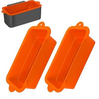 2 Pack Reusable Silicone Grease Cup Liners for Blackstone 17/22/28/36 | Compatible Blackstone Griddles, Reusable, Dishwasher Safe Grease Catcher Tray Accessories for Outdoor Cooking, BBQ