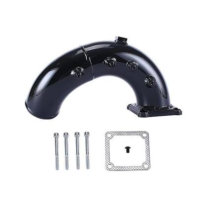 High Flow Intake 3" Elbow Tube Fits 1998.5 1999 2000 2001 2002 Dodge Ram 5.9L Cummins Diesel Black